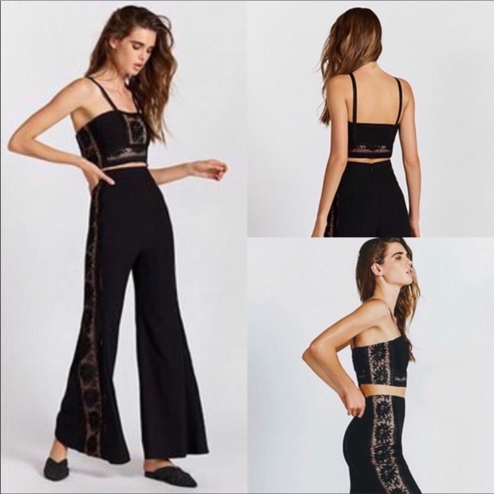NWT Free People Bella Pant and Crop Top Set